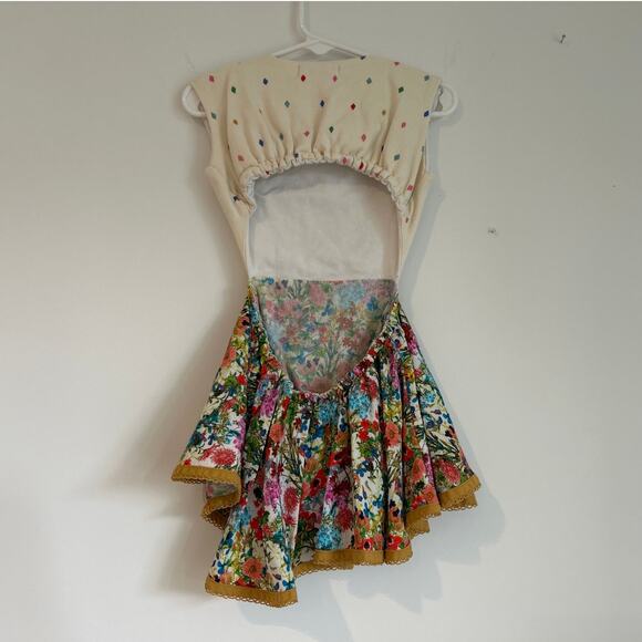 Pistol & Arrow Josie Dress w/ Bloomers, Floral and Diamond Dots - Toddler Size 2 - Picture 5 of 7